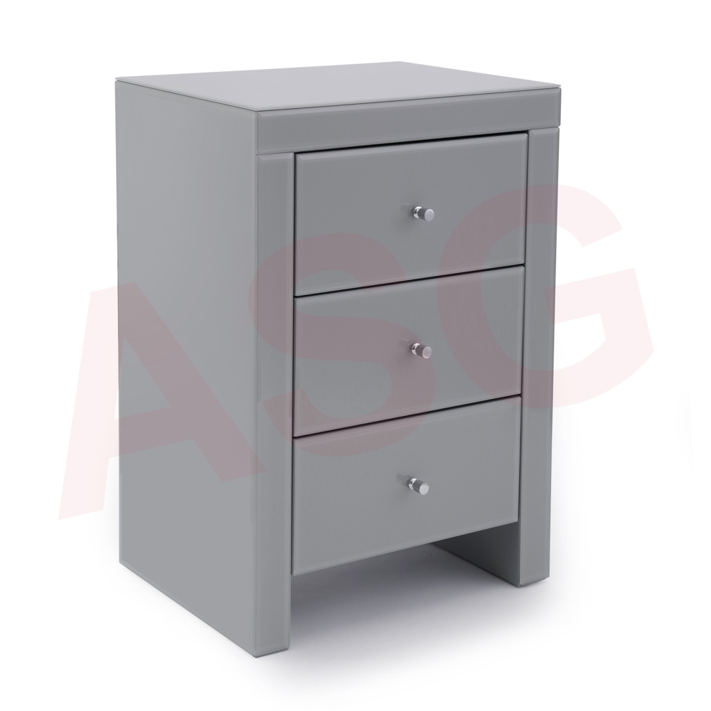 Madison Grey Bedside Table