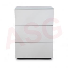 Brooklyn Toughened Mirrored Top Chest of Drawer