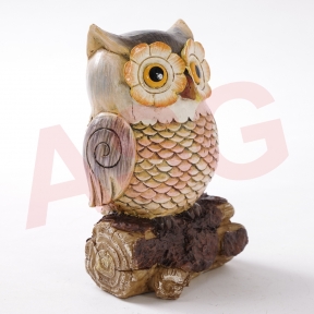 Owl on Tree Garden Ornament