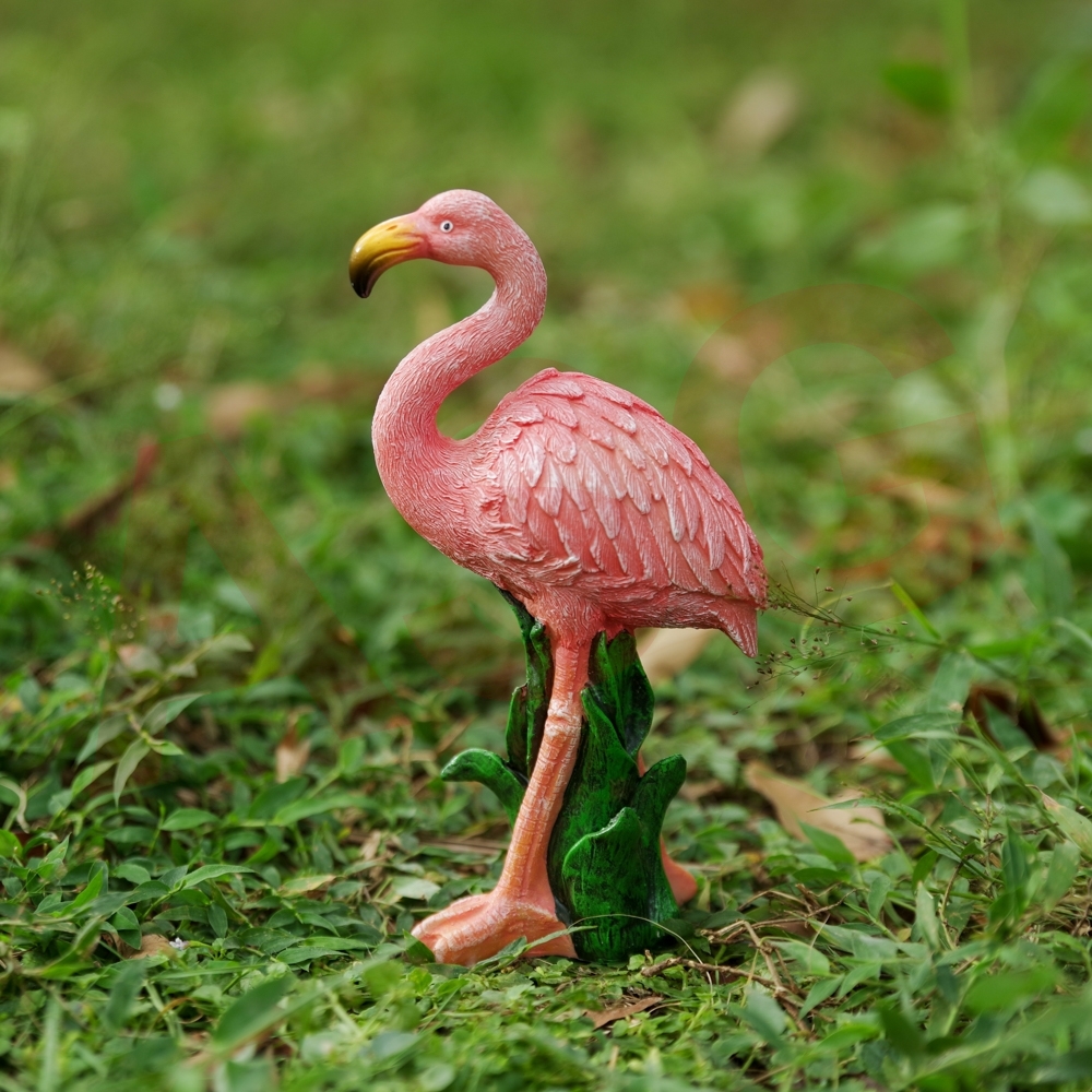 Small Flamingo Garden Ornament