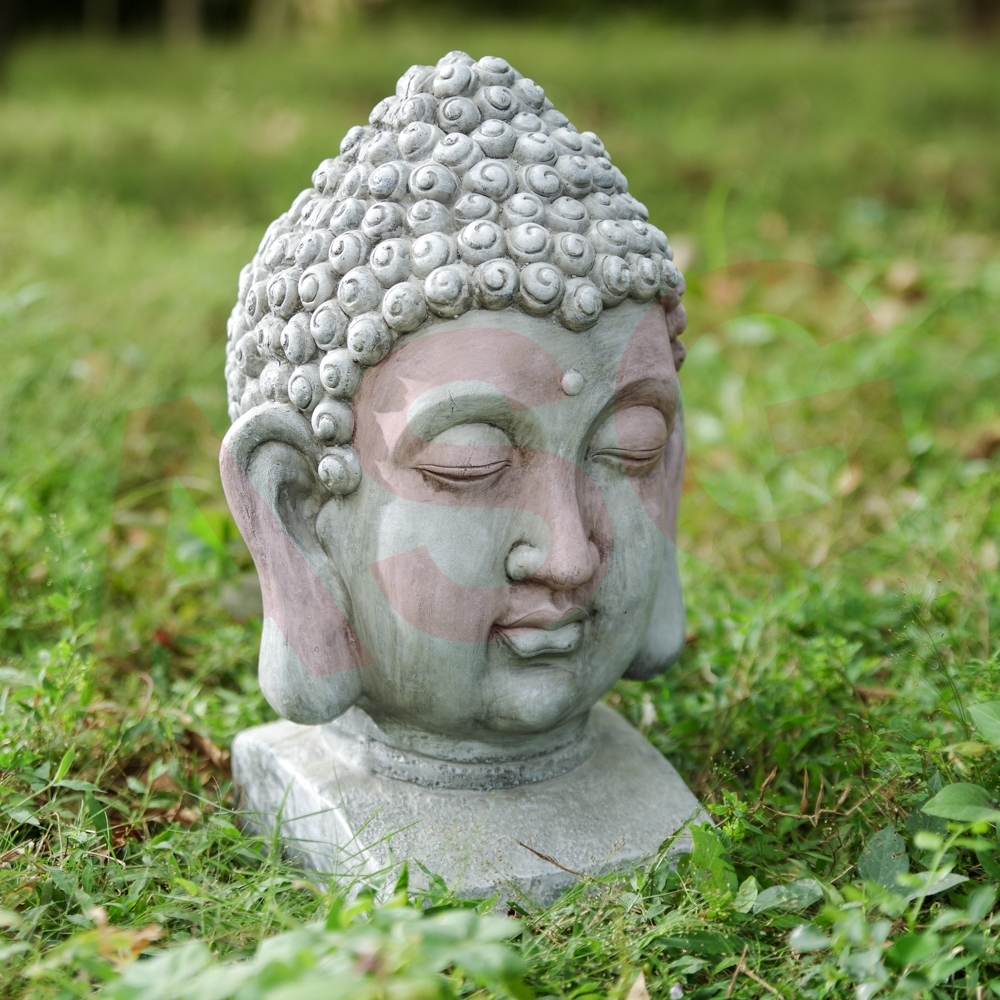 Buddha Head Garden Statue