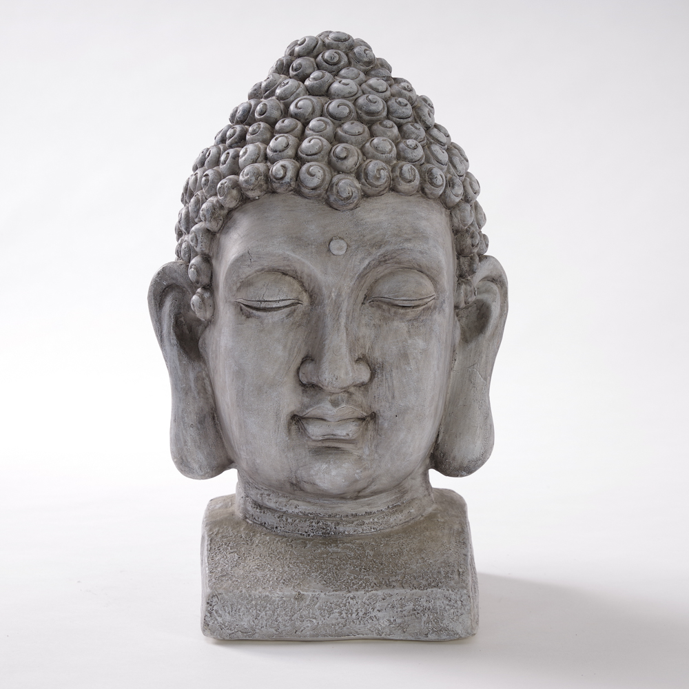 Buddha Head Garden Statue