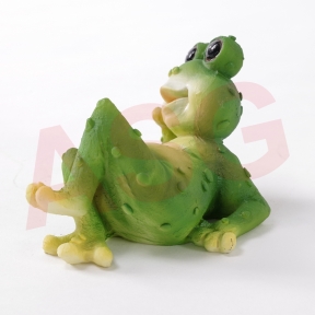 Lying Frog Garden Ornament