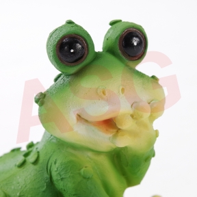 Frog Holding Chin Garden Ornament