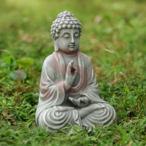 Chanting Buddha Garden Statue