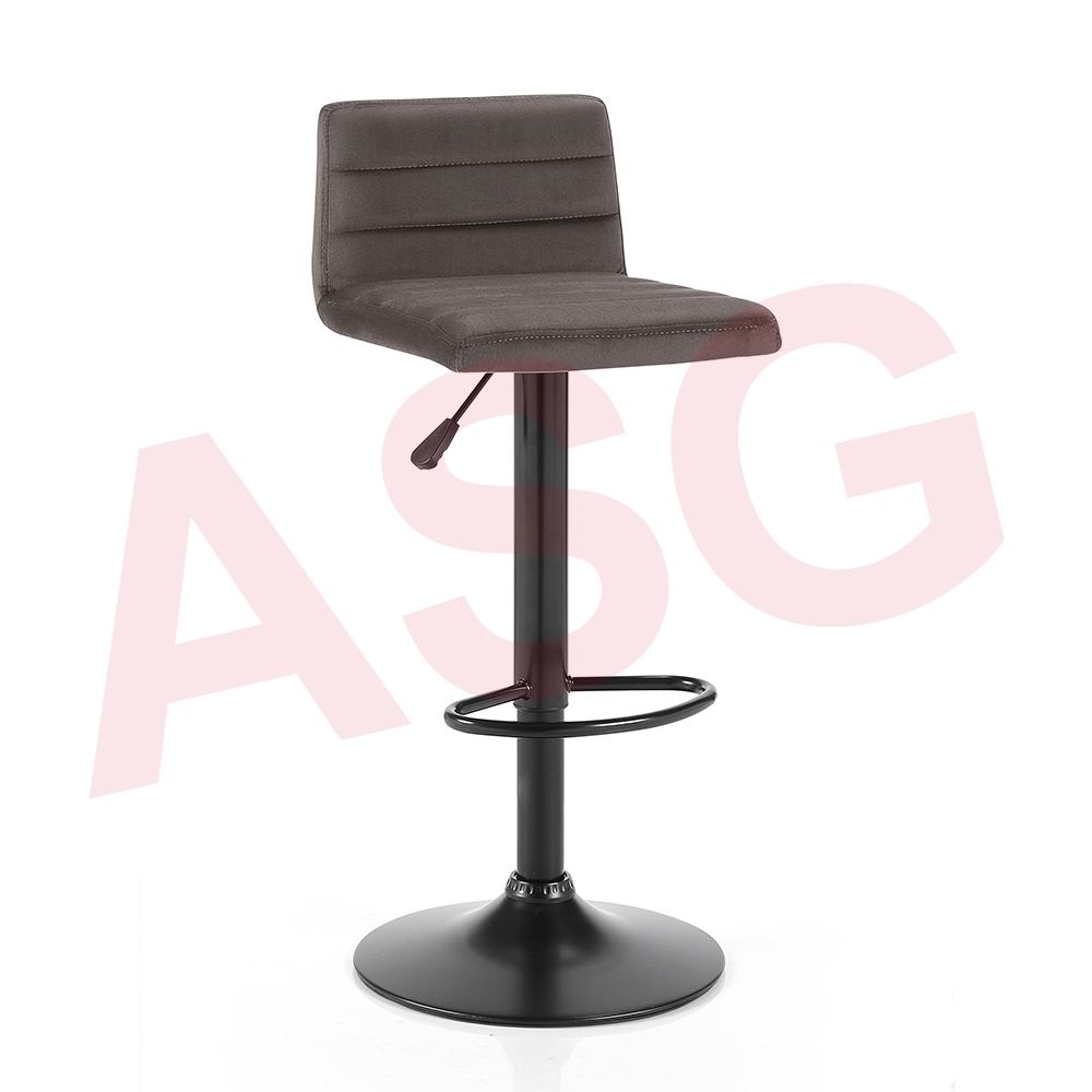 Logan Velvet Gas Lift Bar Stool