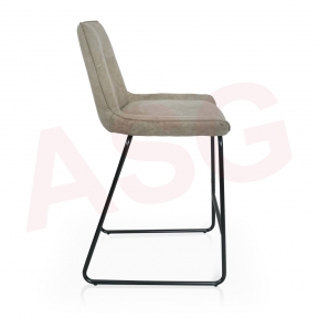 Ade Dining Chair with Tall Sleigh Style Leg