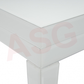 San Fran Range White Glass Coffee Table