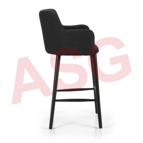 George Bar Stool-Black