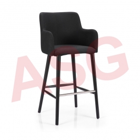 George Bar Stool-Black