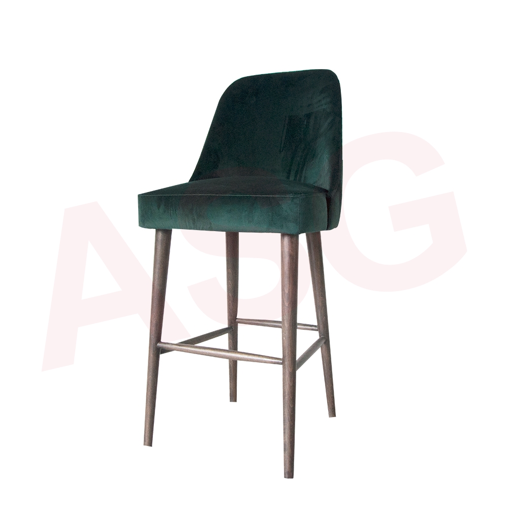 Patrice Velvet Bar Stool