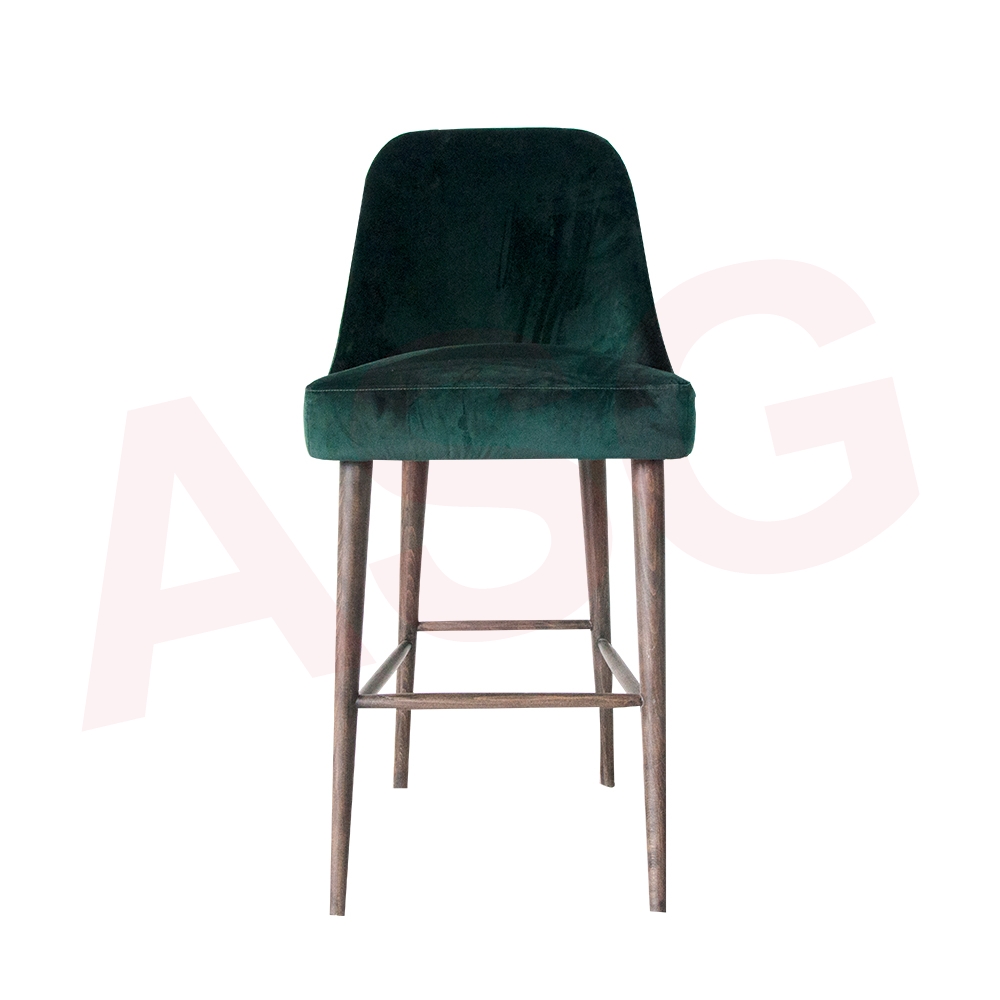 Patrice Velvet Bar Stool