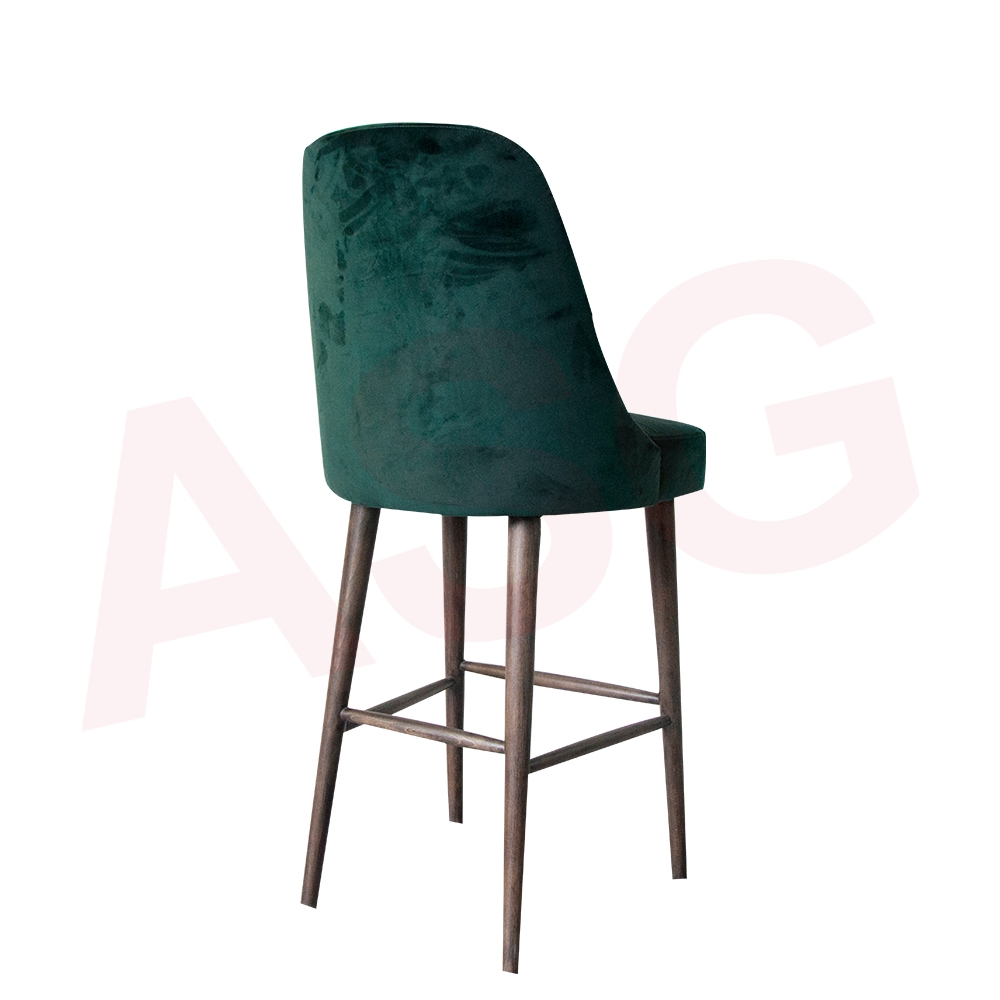 Patrice Velvet Bar Stool