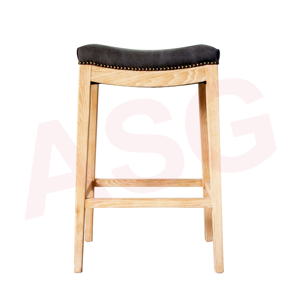Curtis Solid Wood Bar Stool