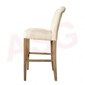 Jaquces Button Back Bar Stool