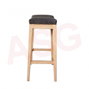 Curtis Solid Wood Bar Stool