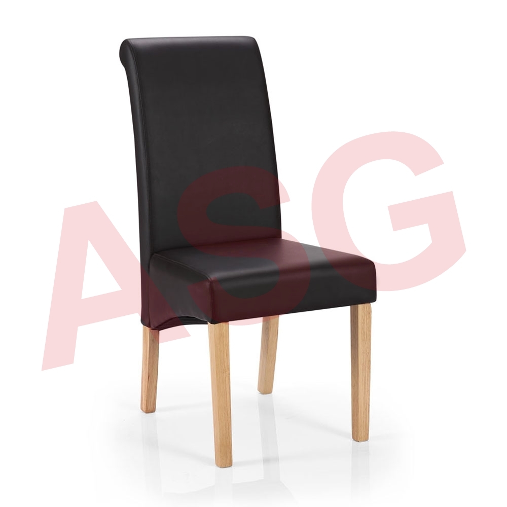 Sally Dining Chair-Dark Brown
