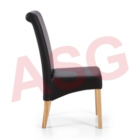Sally Dining Chair-Dark Brown