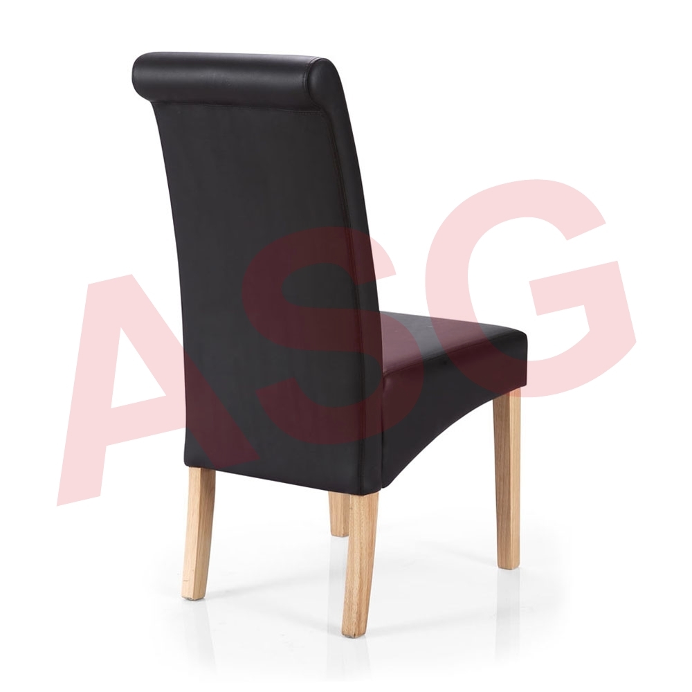 Sally Dining Chair-Dark Brown