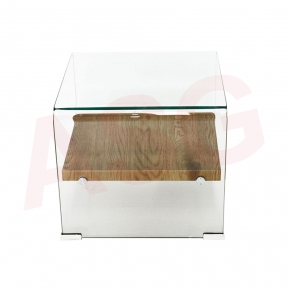 Minimalist Style Tempered Glass Side Table