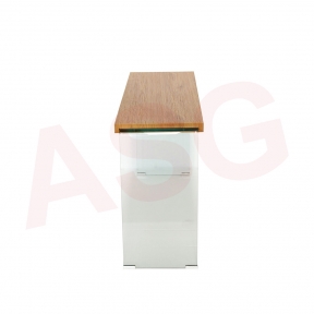 Wooden Top Console Table