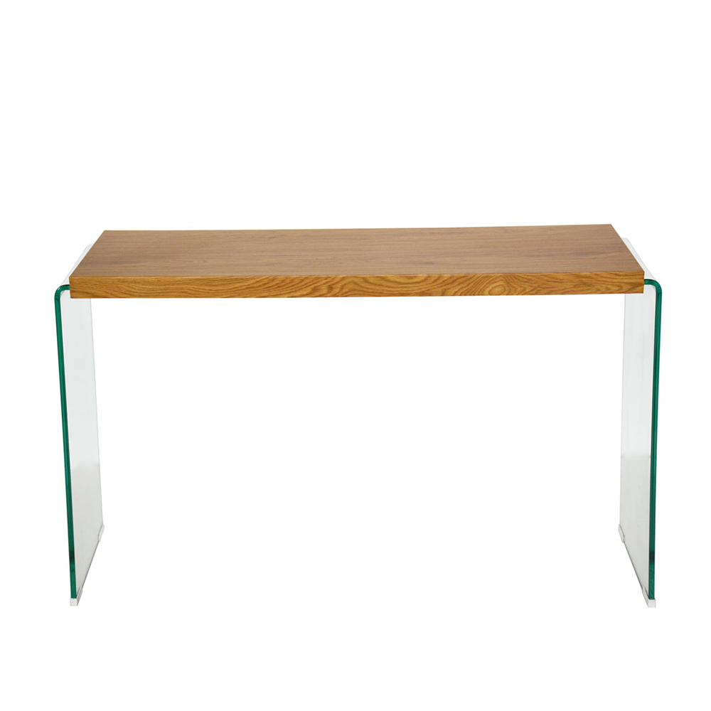 Wooden Top Console Table