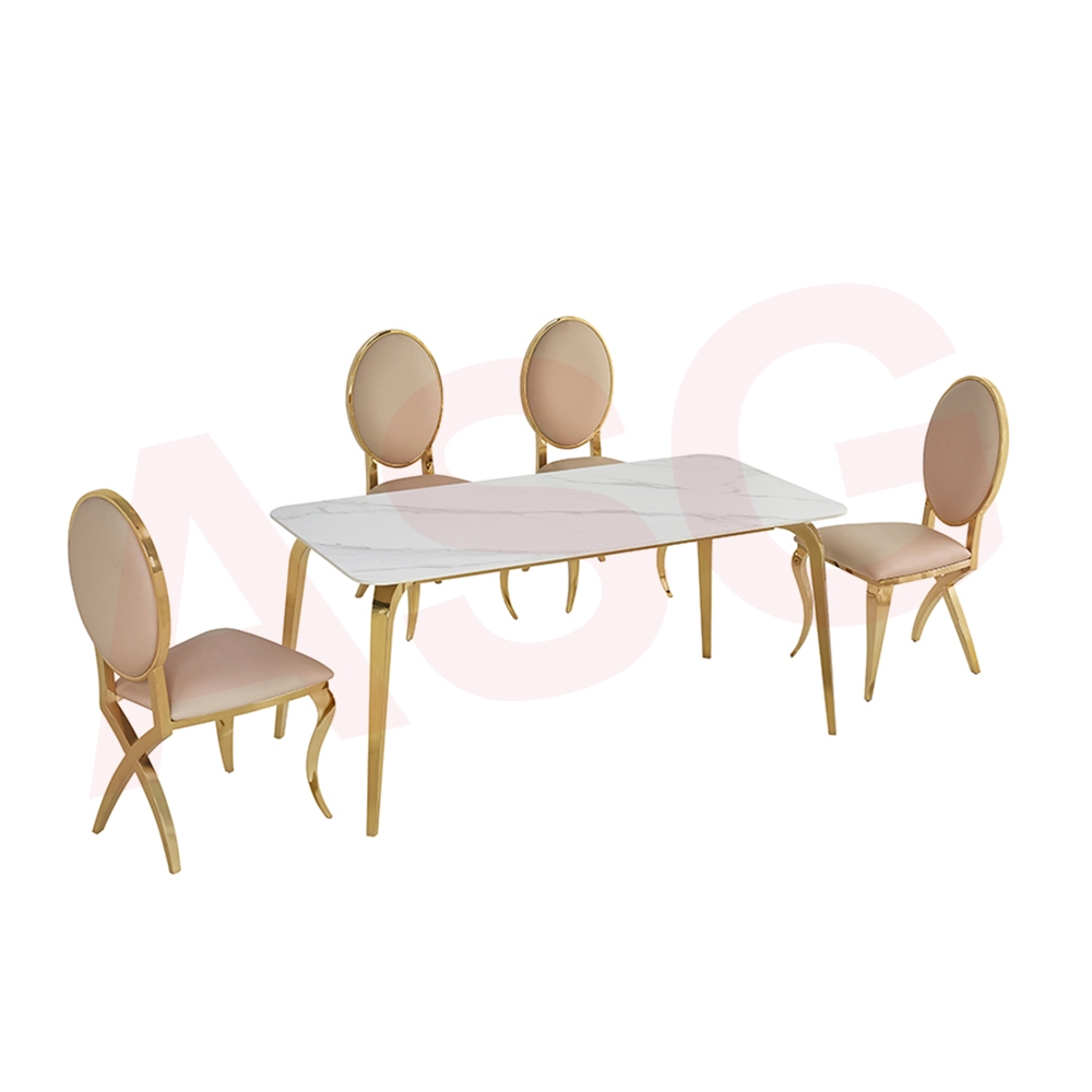 Eclipse Range Coffee Table Gold base with Sintered Stone