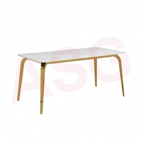 Eclipse Range Coffee Table Gold base with Sintered Stone