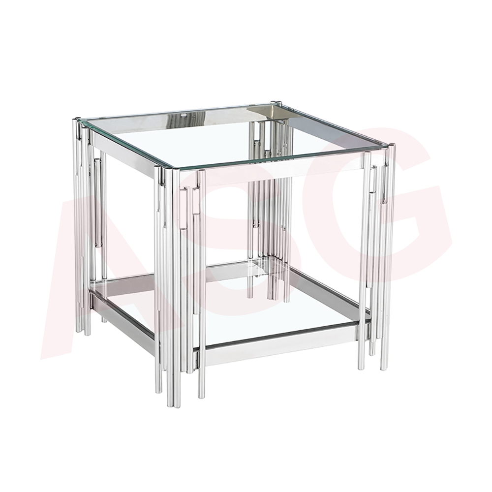 Eclipse Range Side Table Chrome