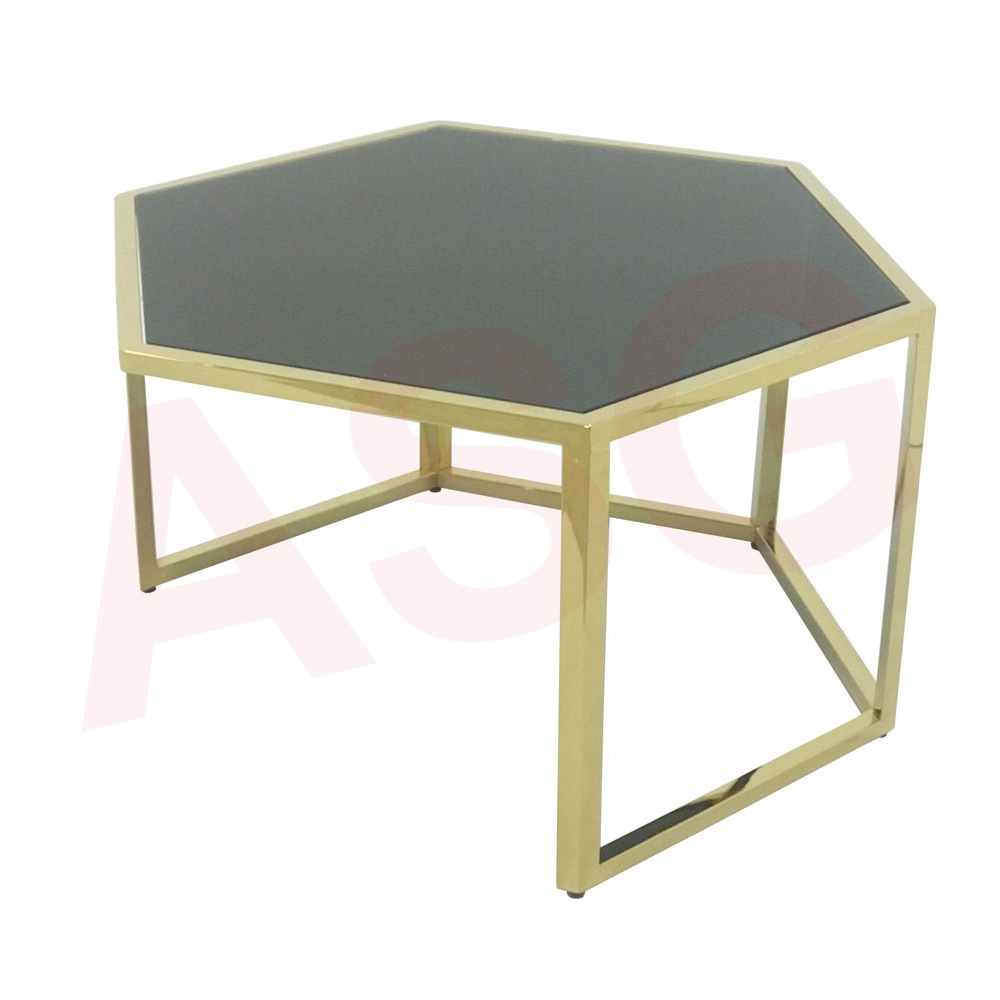 Eclipse Range Golden Hexagon Nest of Tables (2/S)