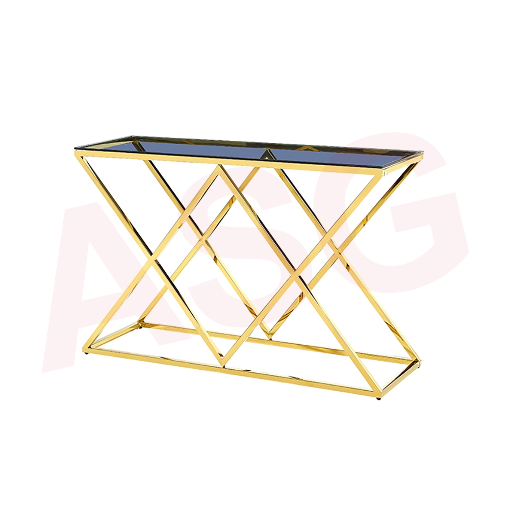 Eclipse Range Console Table Gold