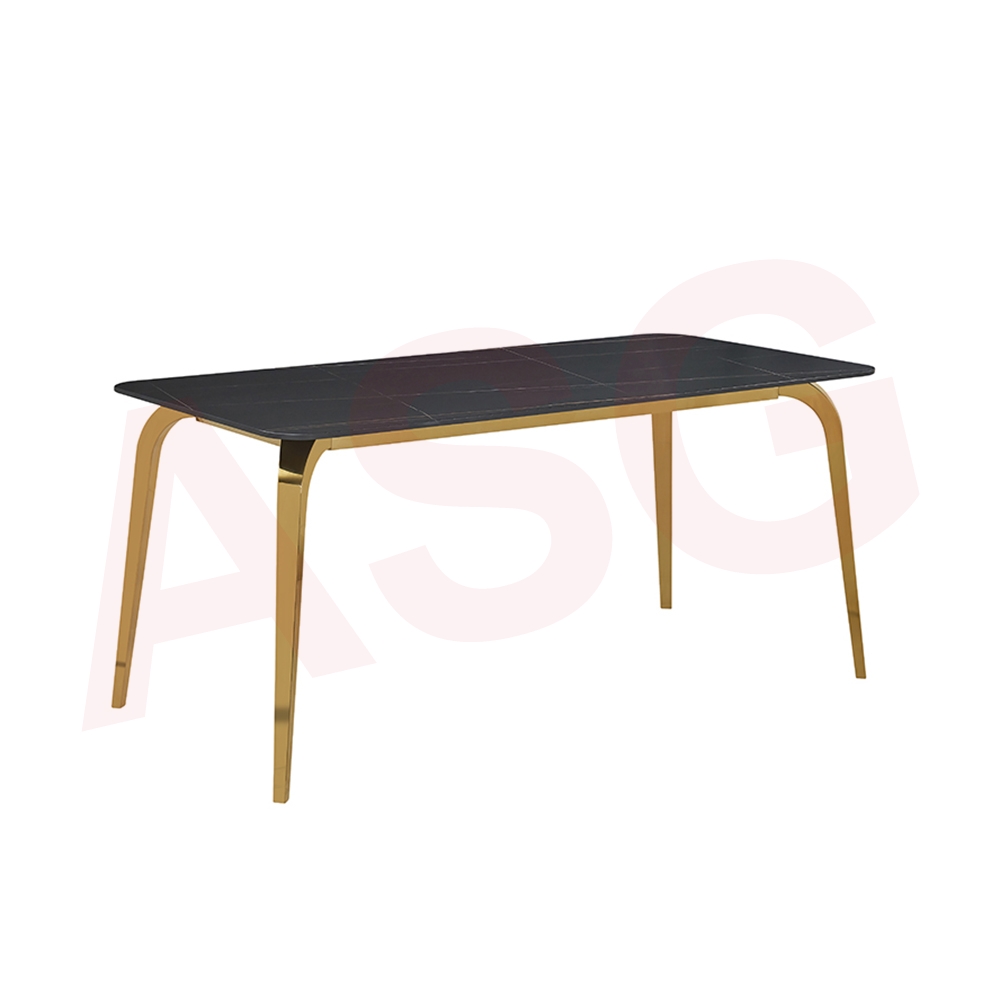 Eclipse Range Coffee Table Gold base with Sintered Stone