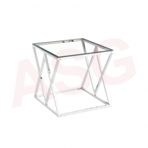 Eclipse Range Side Table Chrome