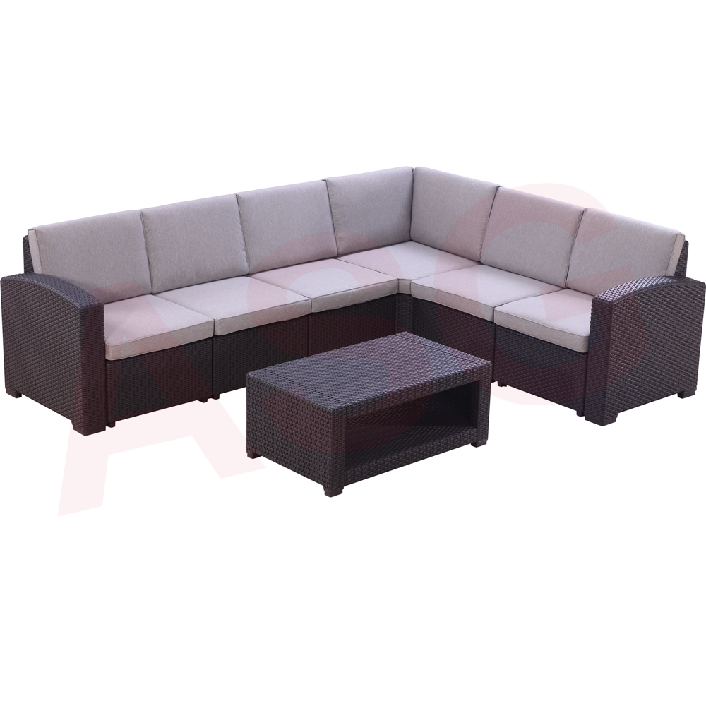 7 Seater Garden Corner Sofa Set