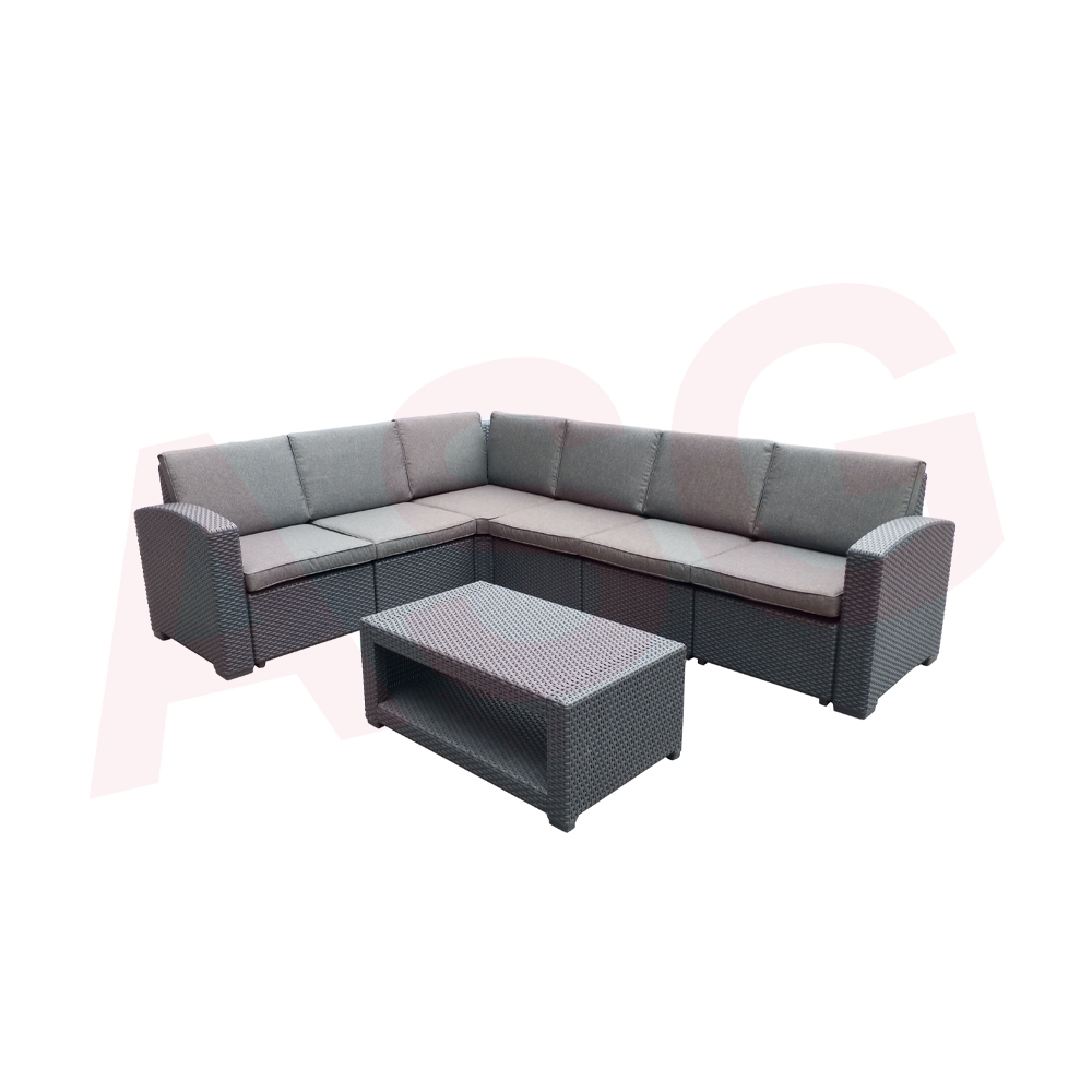 7 Seater Garden Corner Sofa Set