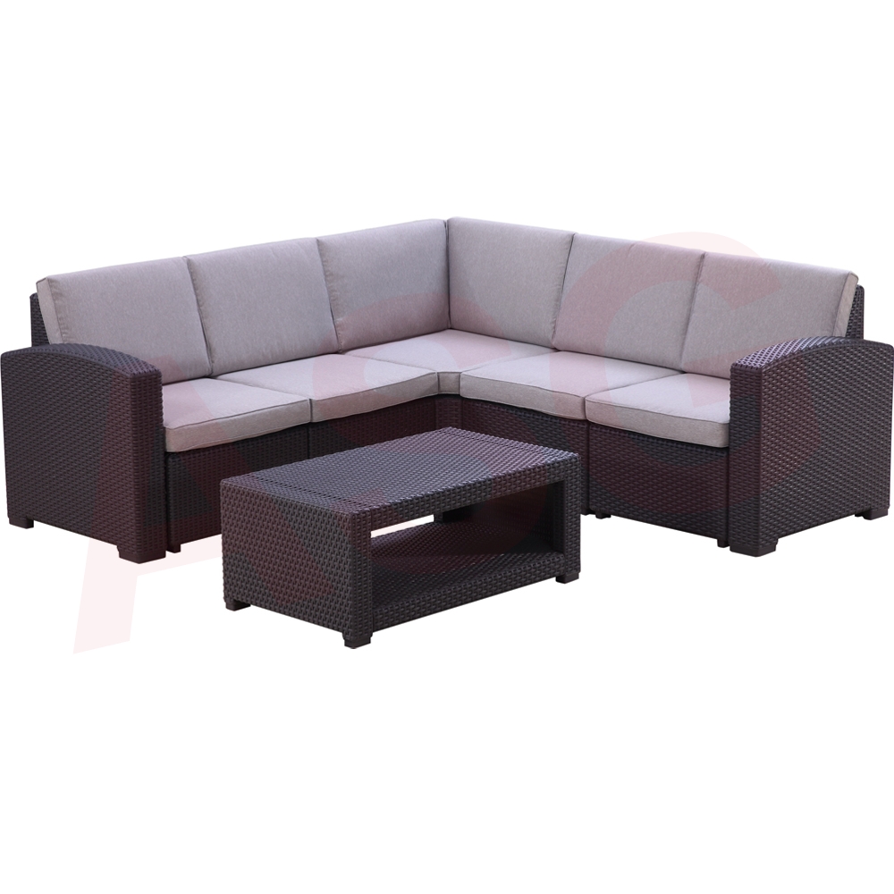 6 Seater Garden Corner Sofa Set