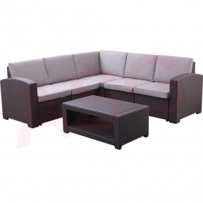 6 Seater Garden Corner Sofa Set