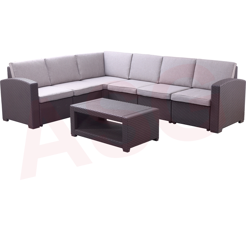 7 Seater Garden Corner Sofa Set