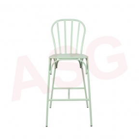 Retro aluminum Bar Chair