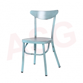 Café style Retro aluminum Dining Chair