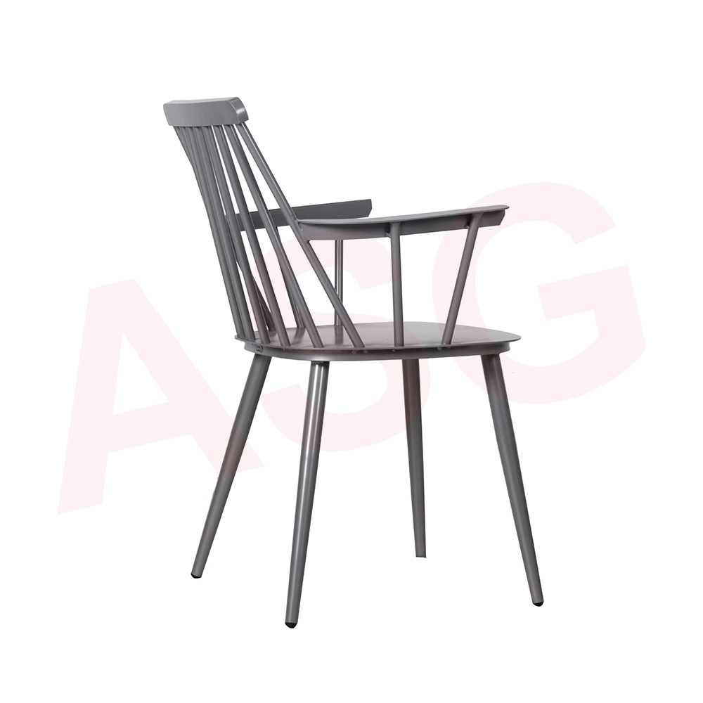 Retro Style aluminum Dining Armchair