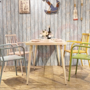 Retro Style aluminum Dining Armchair