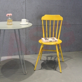 Café style Retro aluminum Dining Chair