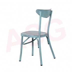 Café style Retro aluminum Dining Chair