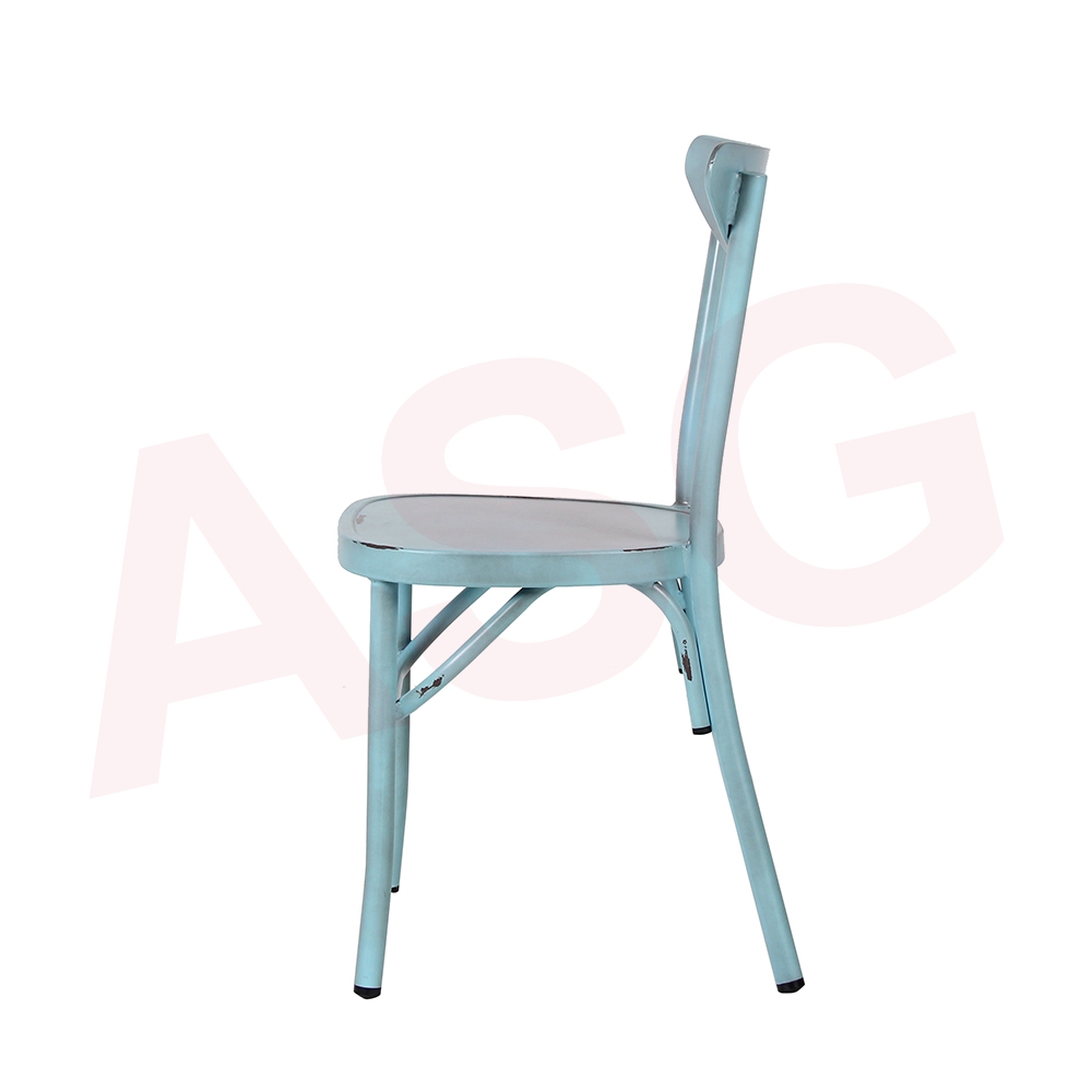 Café style Retro aluminum Dining Chair