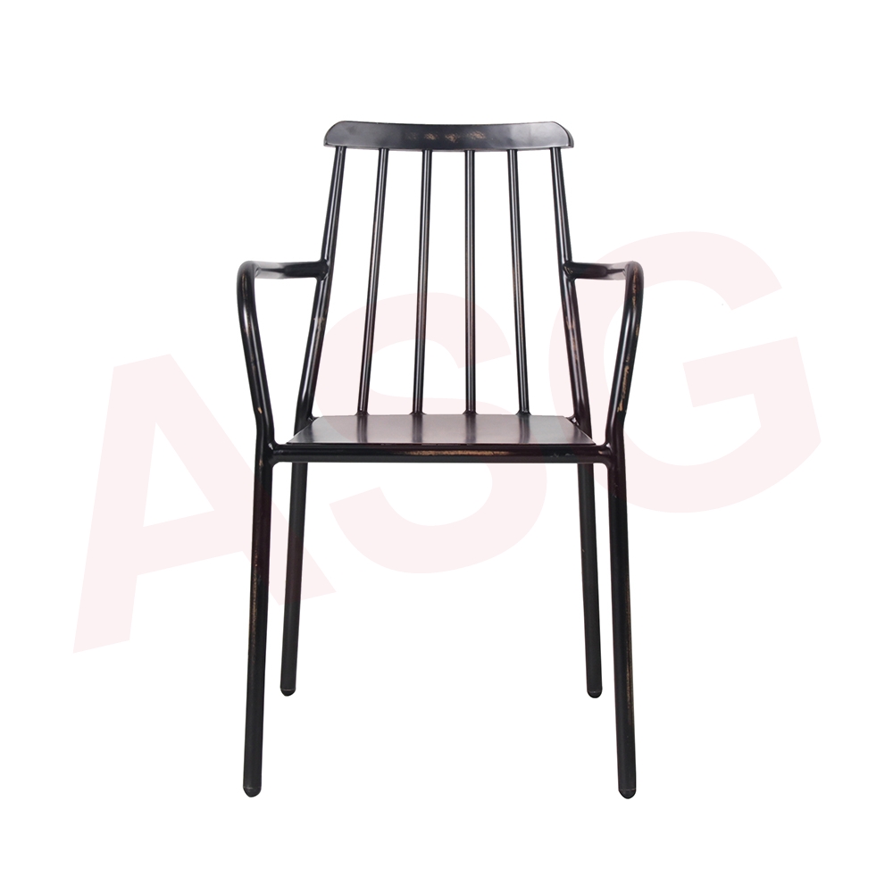 Retro Style aluminum Dining Armchair
