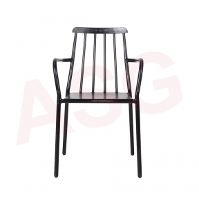Retro Style aluminum Dining Armchair