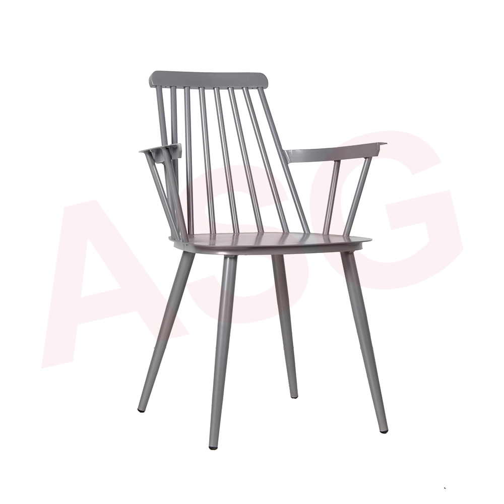 Retro Style aluminum Dining Armchair