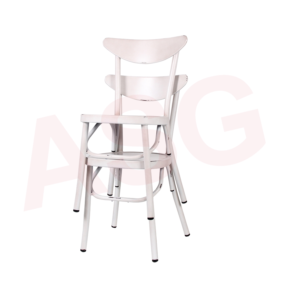 Café style Retro aluminum Dining Chair