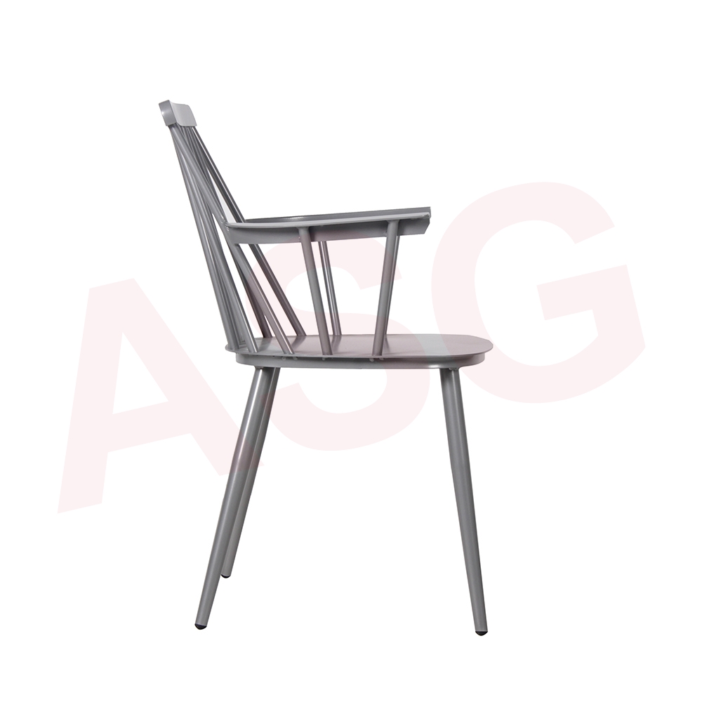 Retro Style aluminum Dining Armchair